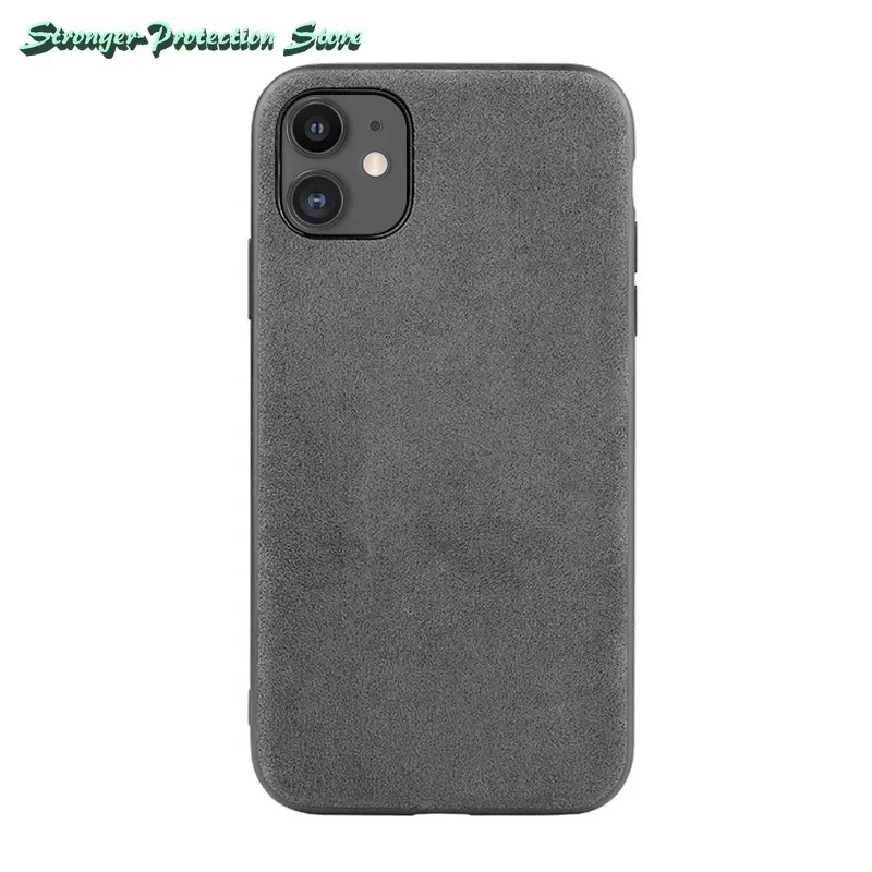 Italian Alcantara Luxury Business Phone Case - Premium Artificial Leather