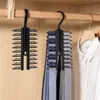 Adjustable Tie Organizer Independent Storage High Capacity Deformable Drying Rack Tie Organizer Vertical Seamless One Thing 3
