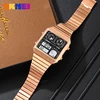 SKMEI Digital Watch Waterproof Digital StainlessSteel Thermometer Sports Watch Men's Leisure Business Electronic Watch Clock LED 2