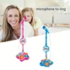 Pink Microphone With Stand Music Instrument Toys Brain-Training Educational Toy Birthday Gift Christmas Halloween Gifts 5