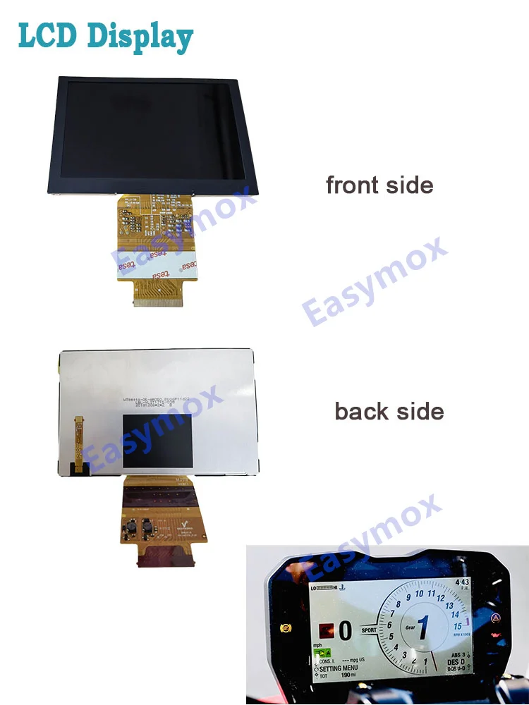 Motorcycle 5 Inch Display for Ducati Panigale V4 Ducati Street Fighter V4 2020 LCD Screen LBL-VLIT1715-03B Dashboard