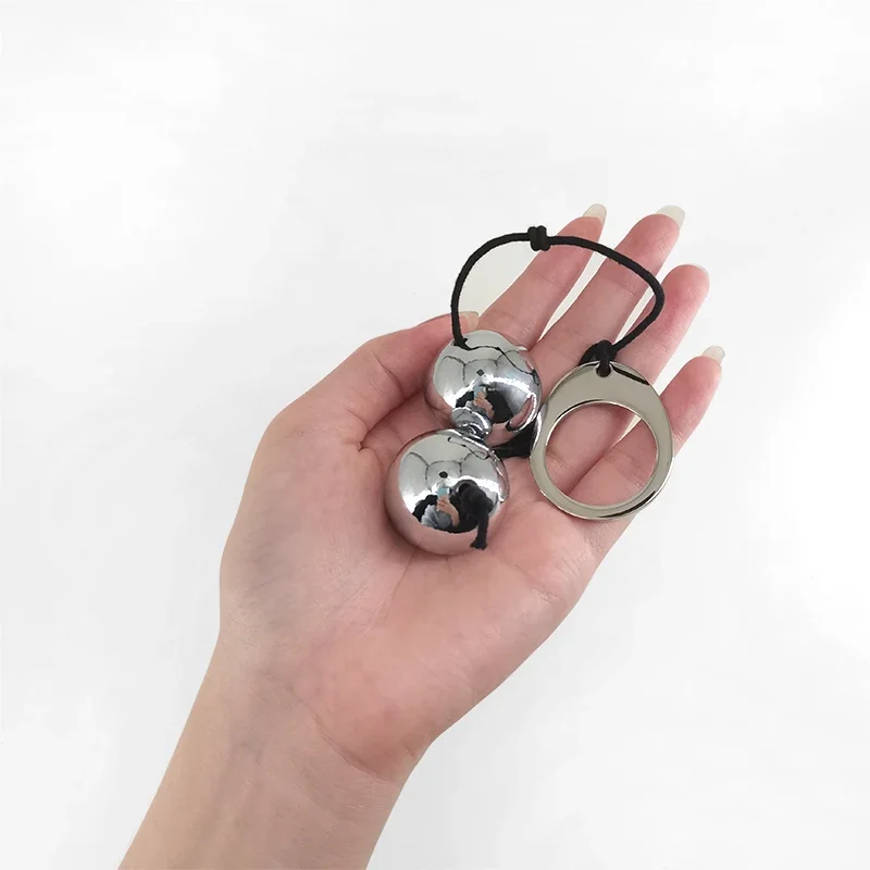 Metal Women Vaginal Balls 2 Eggs Kegel Exercise Anal Beads Ben Wa Ball Expander Vaginal Tighten Exercise Sex Toy for Women