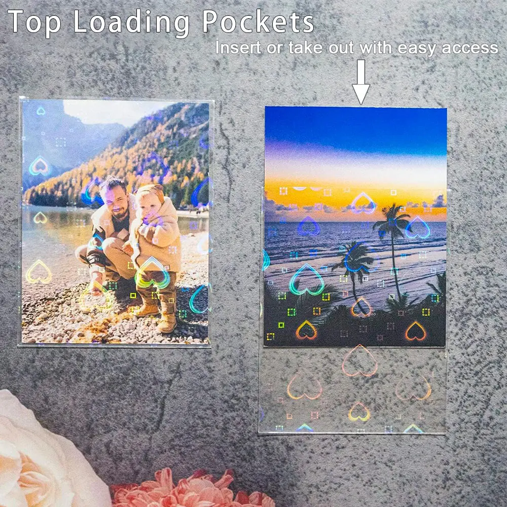 Laser Card Sleeves Pack 4