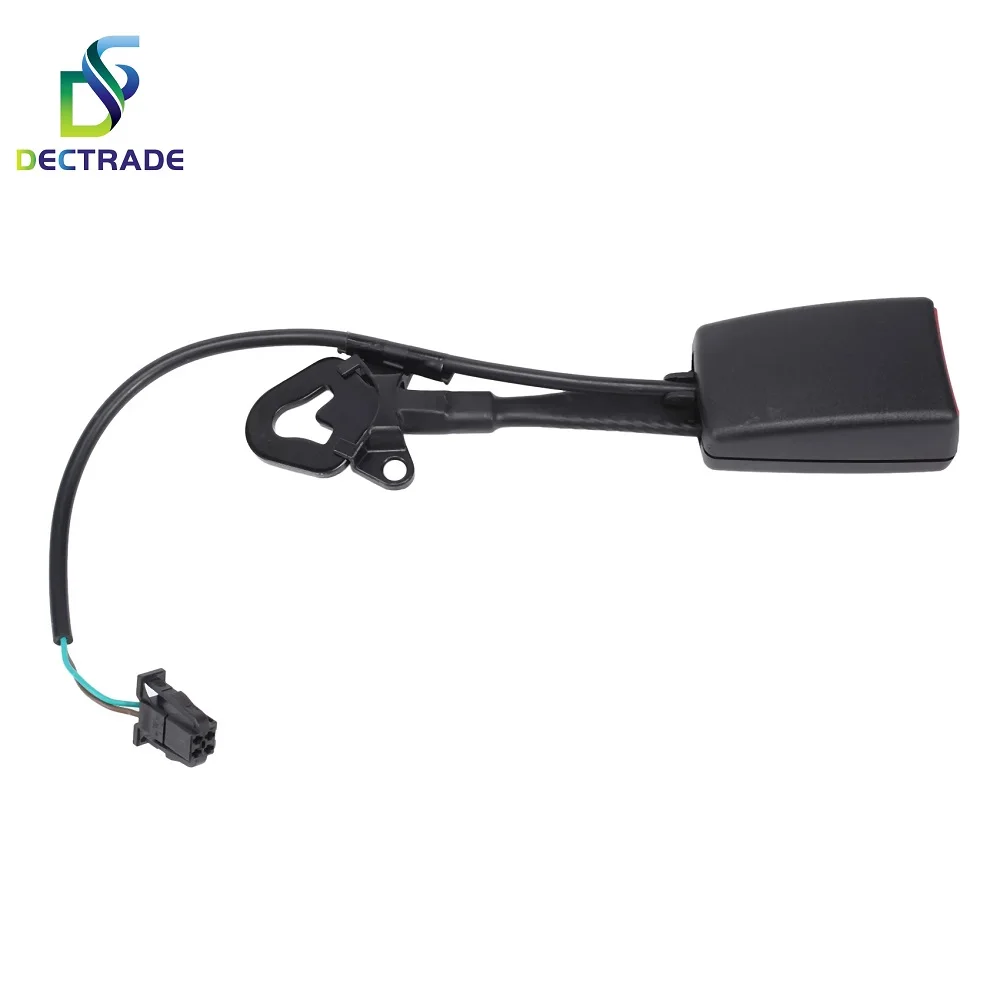 DECTRADE Front Seat Belt Buckle Extender Clip Socket with Warning Cable for Audi A6 C6 2006-2011 4F0 857 755 01C 4FD 857 755 01C