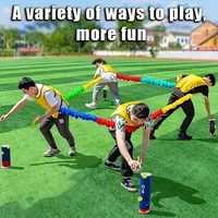 Outdoor Games Team Building Develop Sport Entertainment Toys Children Elasticity Rope Circle Running Push for Kids Sensory Rope 1