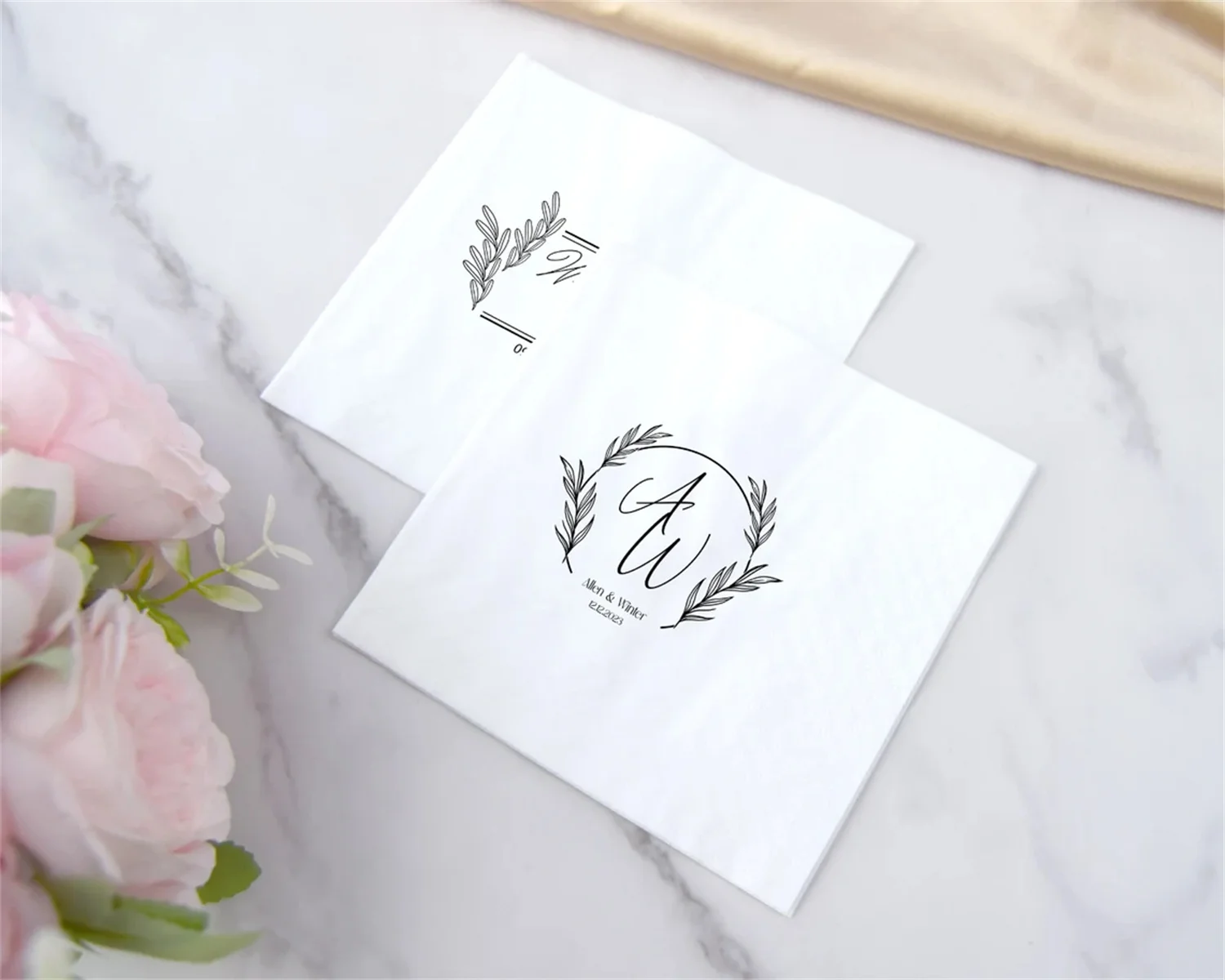 

50 PCS Personalized napkins, Soft linen like napkins disposable, Personalized napkins, DINNER,napkins, Wedding napkins, Decorpre