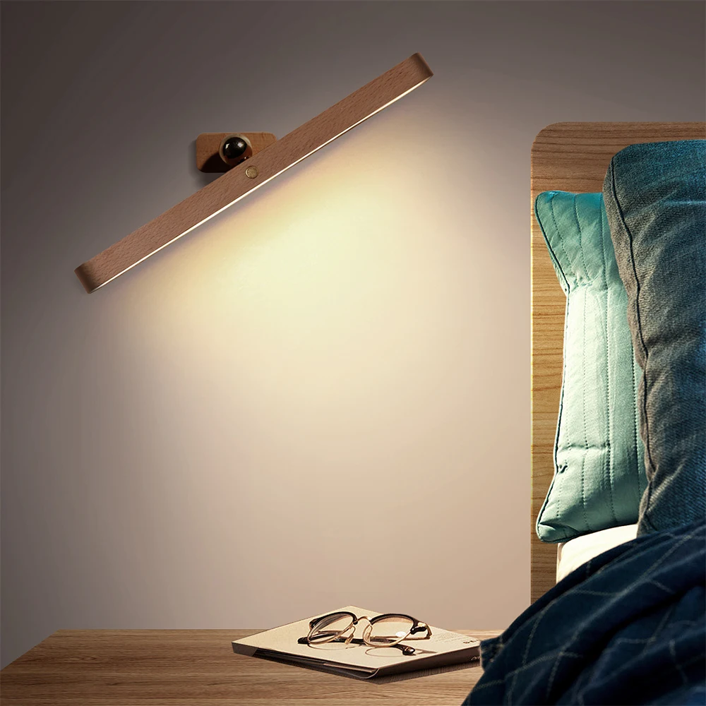 

Hanging Magnetic LED Lamp Mirror Makeup Light 360° Adjustable Portable Hanging Wall Mount Light Touch Switch For Home Room