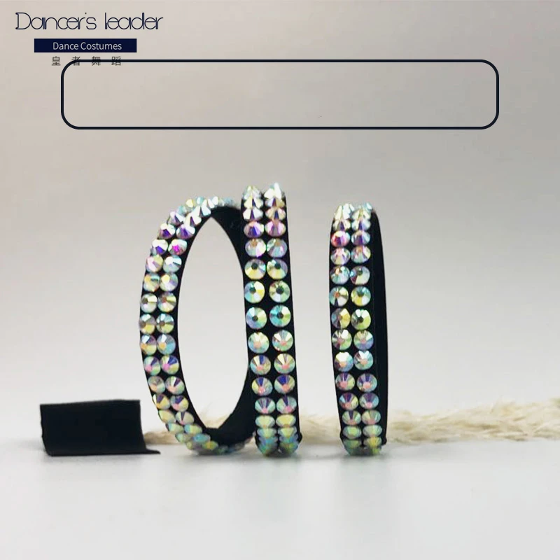 Latin Dance Dance Bracelet Competition Performance Special Bracelet Accessories Cha Cha Tango Belt Diamond