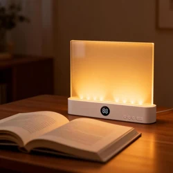 Illuminated Rechargeable LED Page Light with Adjustable Brightness (WHITE)
