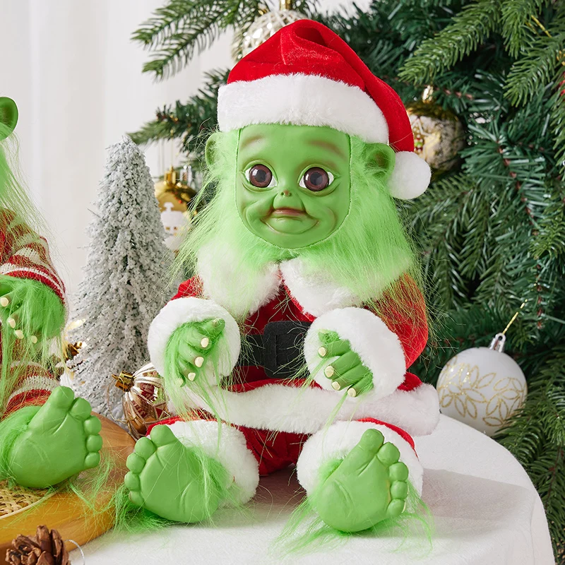 Festive Holiday Plush Toy Adorable Christmas Ghost Doll with Cartoon Design and Stylish Outfit Perfect Gift for Kids 7 87