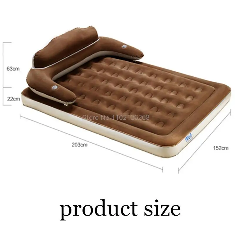 Portable Inflatable Bed With Electric Pump Bedroom Furniture Folding Chair