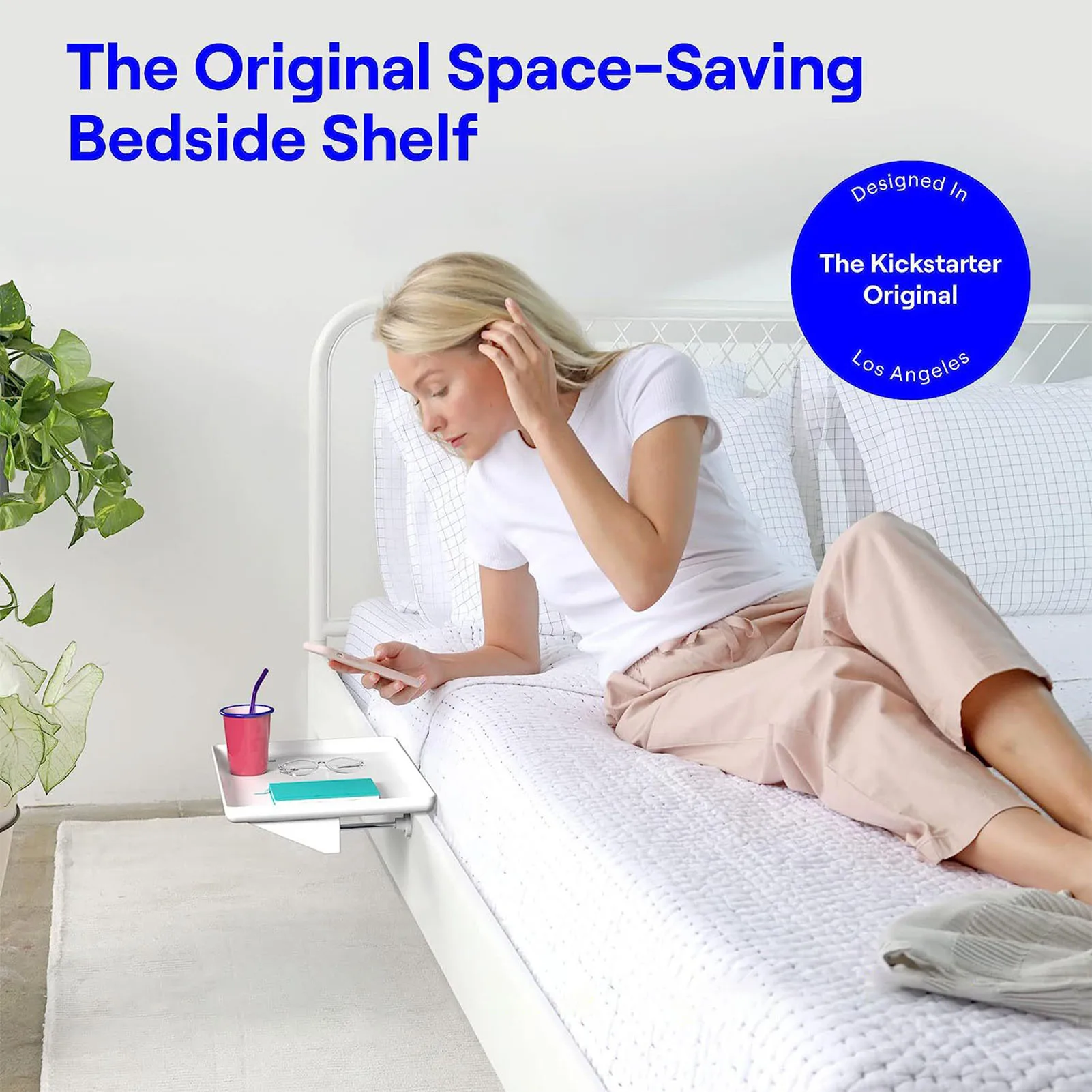 Bedside Storage Tray Data Cables Neatly Home Organizer Display Tray College Dorms Cell Phones Water Cups Storage 2