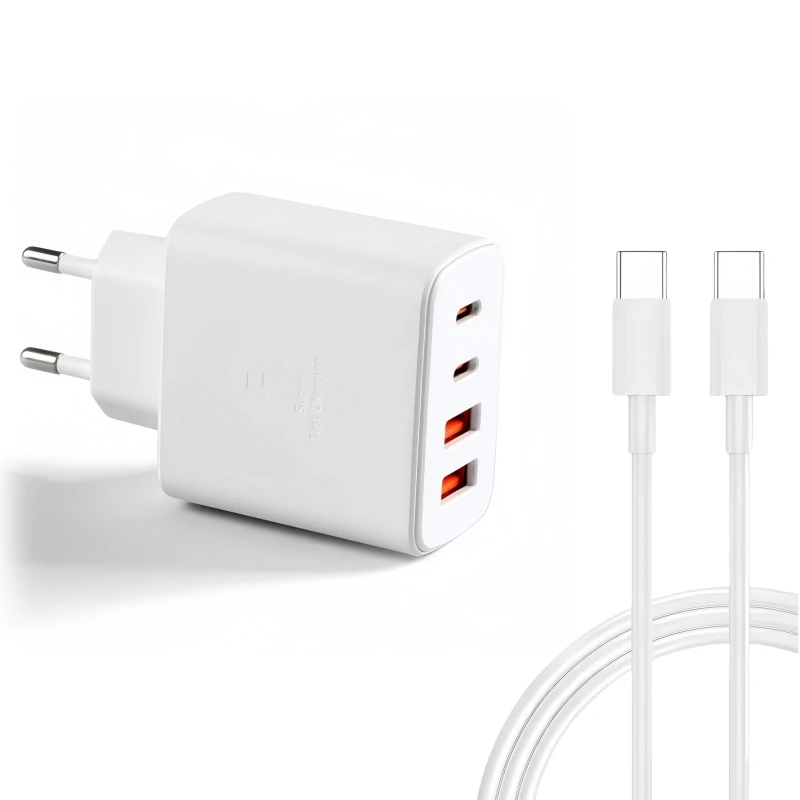 High-Power 65W Fast Charger with 1.5-Meter Type-C Cable