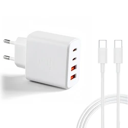 High - Power 65W Fast Charger with 1.5 - Meter Type - C Cable - EU (Charging Kit)