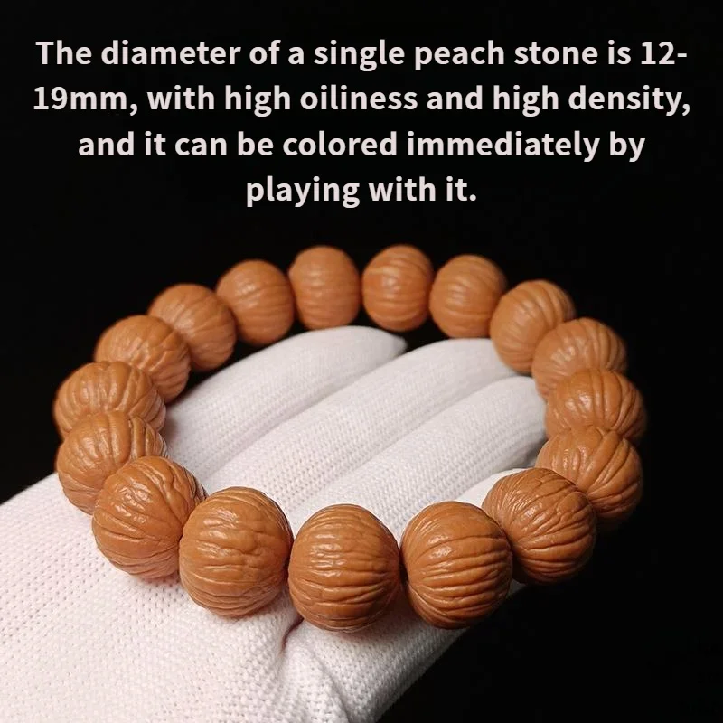Fashionable And Exquisite New Style Hericium Head Eight-Edge Small Walnut Buddha Beads Wenwan Bracelet For Men And Women Jewelry