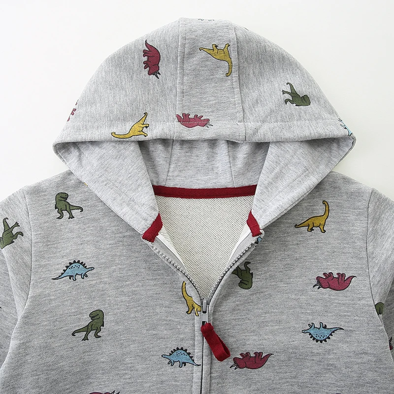 Autumn Spring Children's Clothing Baby Boys Hoodies for Kids Clothes New Infants Dinosaurs Sweatshirts Cotton