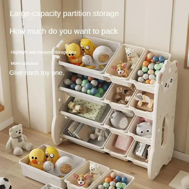 Home furnitureChildren's storage cabinet drawer type super large capacity classified multi-layer storage rack baby cabin