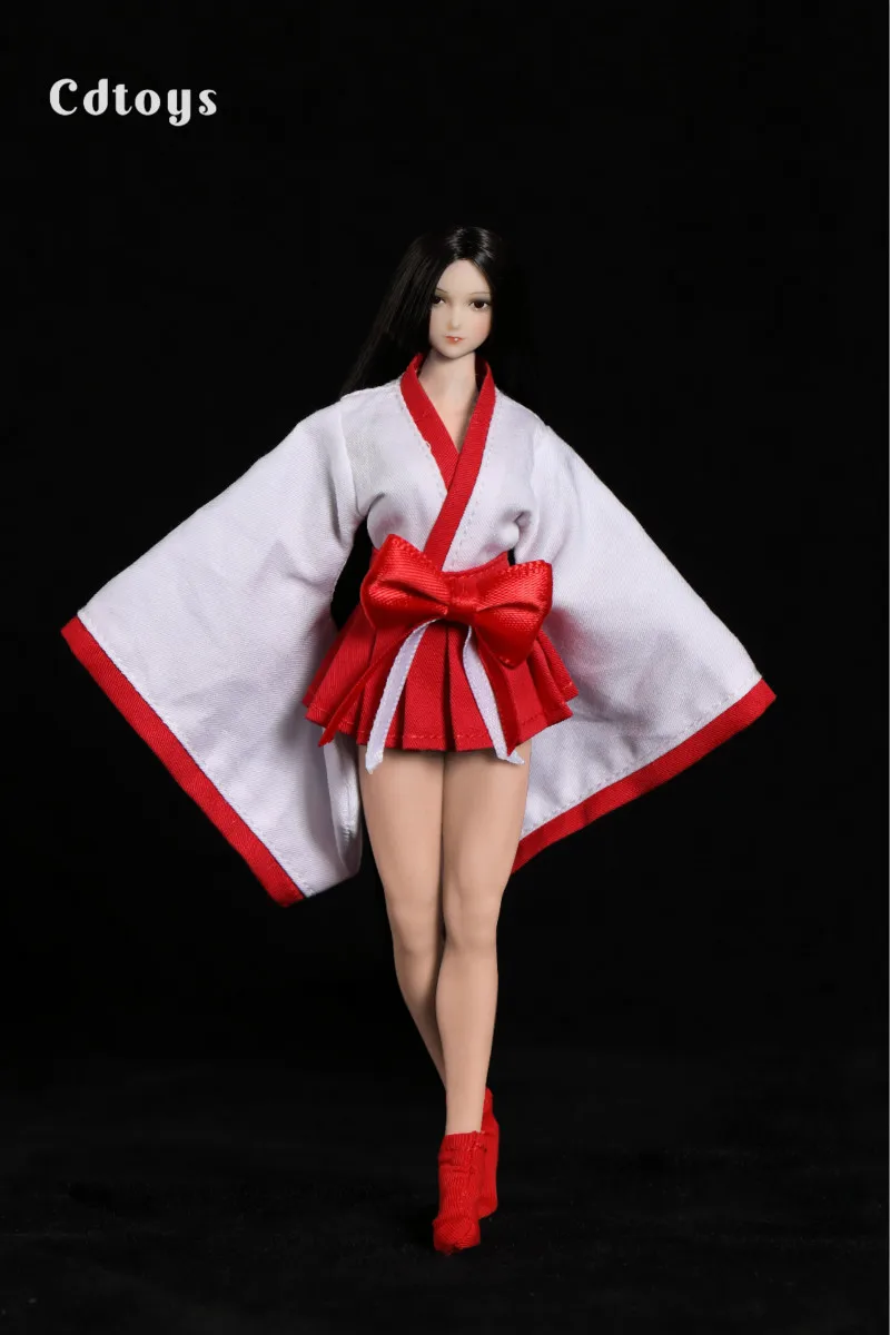 

Cdtoys Witch Kimono Cd002 Long Short 1/12 Female Ancient Dress Clothes for 6 Inch PH TBL Women's SUit Action Figure Body