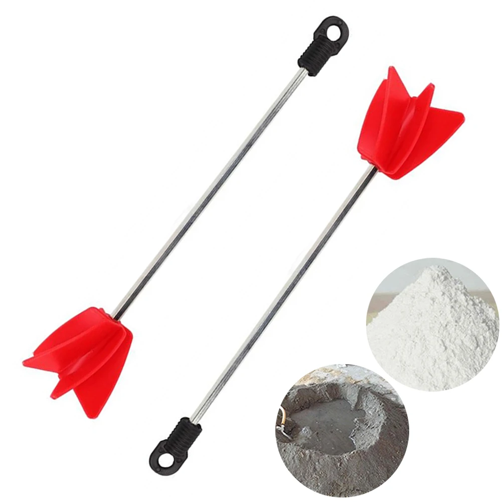 

2pcs Epoxy Mixing Stick Paint Stirring Rod Putty Cement Paint Mixer Attachment With Drill Chuck For Epoxy Resin Latex Oil Paint