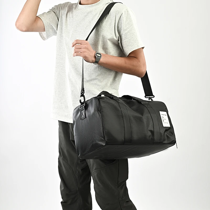 Large capacity light travel bag, carry on luggage, weekend business travel bag, dry wet separation