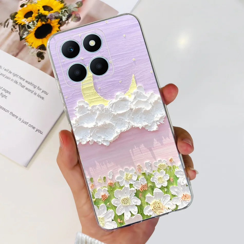 Elegant Pattern Soft Silicone TPU Phone Back Cover