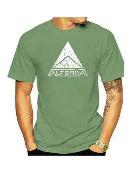 Мужская футболка ALTERRA subnautica, белая футболка с логотипом Subnautica, женские футболки, футболки, Топ