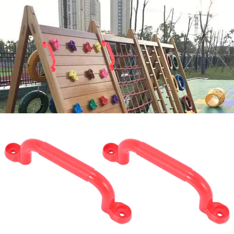 1 Pair Children Playground Nonslip Handle Mounting Hardware Kits Climbing Frame Stair Handrail Swing Outdoor Sports Toy Accessor 5