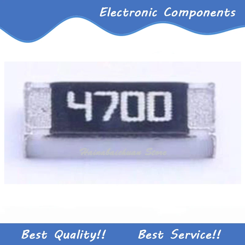

100 Pcs/Lot RC1206FR-07470RL 1206 470Ω ±1% SMD New and Original In Stock