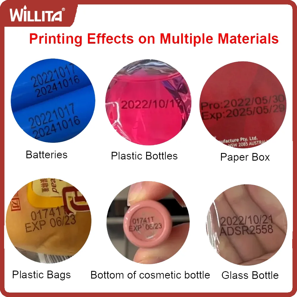 Willita Original Factory Ink Cartridge Quick-drying Solvent-based 2588 Compatible Ink Cartridge For 12.7mm Inkjet Printer