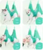 TONG Cat Grooming Nail Cutting Anti Scratch Bite Fixed Bag Bath Trimming Restraint Bag Pet Beauty Hammock Hanging Pet Supplies 6