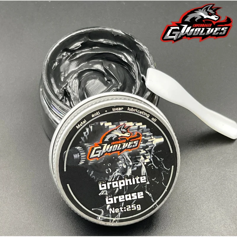 GWOLVES High Quality RC Graphite Grease CVD Grease Gearbox Differential Lubricant Oil 25g For RC Car Buggy Truck Drift Crawler rc metal transmission shaft cvd 120 155mm 100 125mm for 1 10 rc crawler car defender trx4 324mm wheelbase series