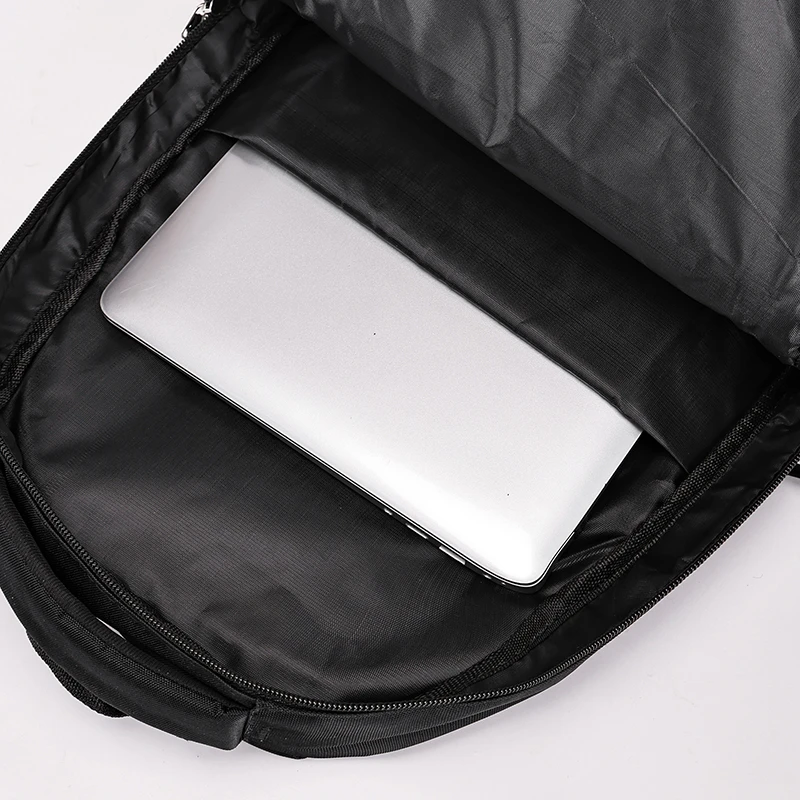 Large-capacity backpack - zipper closure, laptop bag, travel backpack, daily business commuter bag