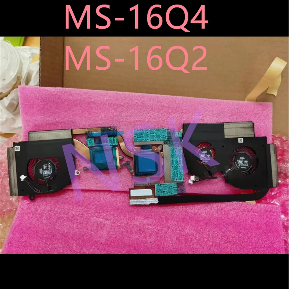 

Original MS-16Q4 MS-16Q2 FOR MSI GS65 GS75 CPU Graphics Heatsink Cooling Fan Heat Spreader FAN 100% Test OK