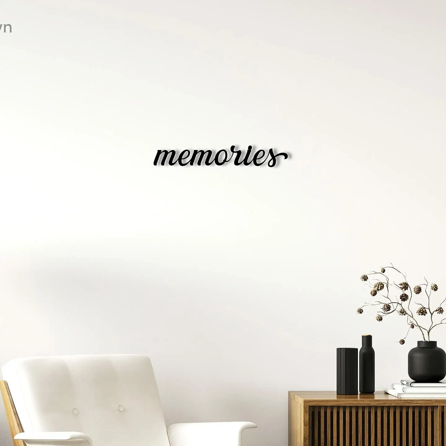 

Memories - Beautiful Metal Home Décor Decorative Accent Metal Art Sign Living Room/Home Decoration