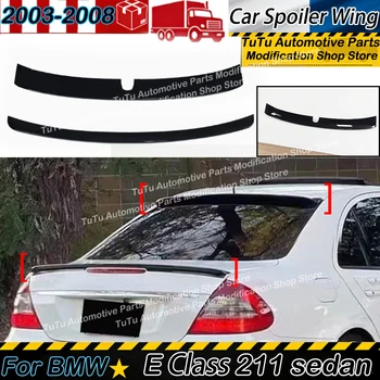 Spoiler per Mercedes Benz Classe E W211 berlina 2003-2008, alettone posteriore superiore/centrale, protezione cofano, decorazione esterna, tuning