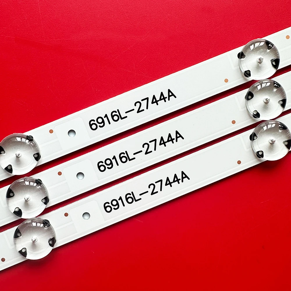 LED light 1/5sets LED backlight 8LEDs for 43" TV 6916L-2744A 6916L-2743A V16.5 ART3 43UH603V 43lh5700 43VH6100 LC430DGE FJ M2 43lh590v