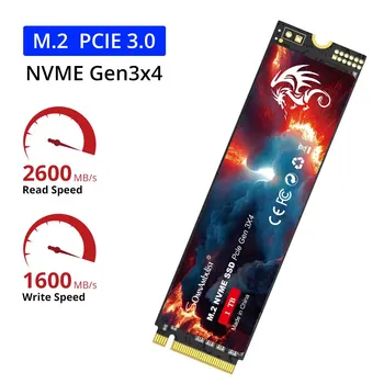 SomnAmbulist SSD M2 NVME 128GB 256GB 512GB 1TB SSD M.2 2280 PCIe 3.0 Internal Solid State Drive For Laptop Desktop Game Console