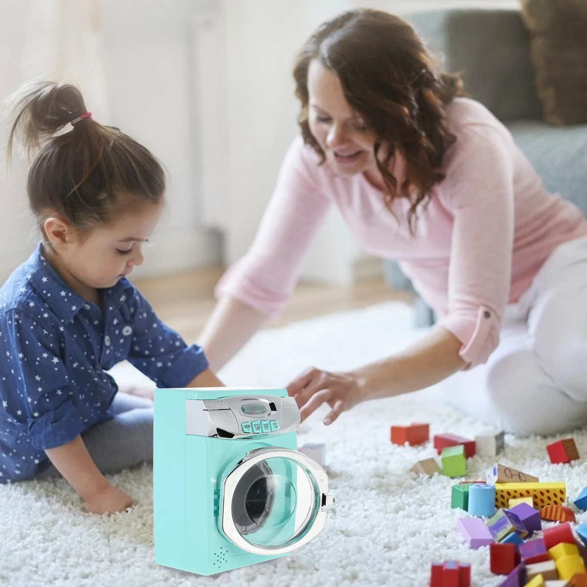 

Игрушка для миниатюрной стиральной машины, детская пластиковая креативная сушилка, имитация бытовой техники, Интерактивная искусственная мойка для детей