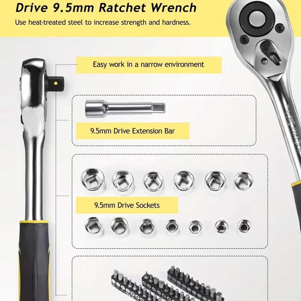 Acmount 108-Piece Tool Kit 5
