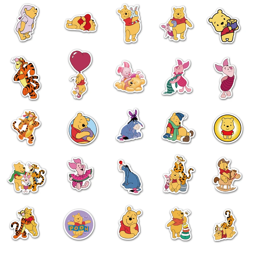 Classic Winnie Pooh Stickers, Winnie Pooh Cartoon Sticker