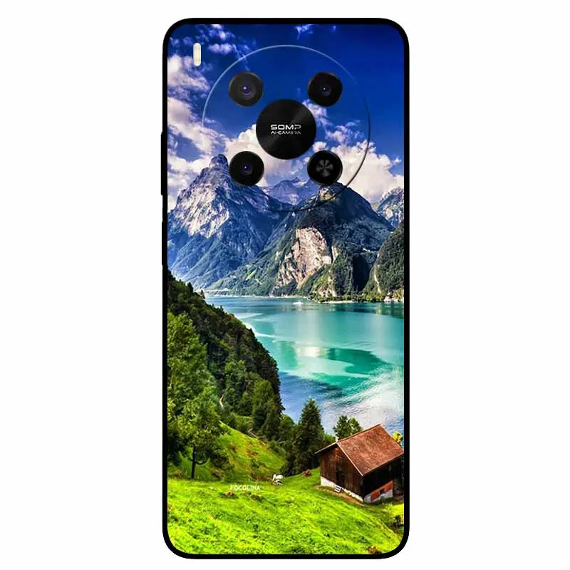 Lion Cat Black Soft Silicone Fashion Phone Case - Protective TPU Coque