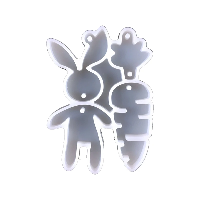 Moldes silicone para chaveiro, resina epóxi, molde fundição animais para fazer pingentes joias diy, artesanato 6