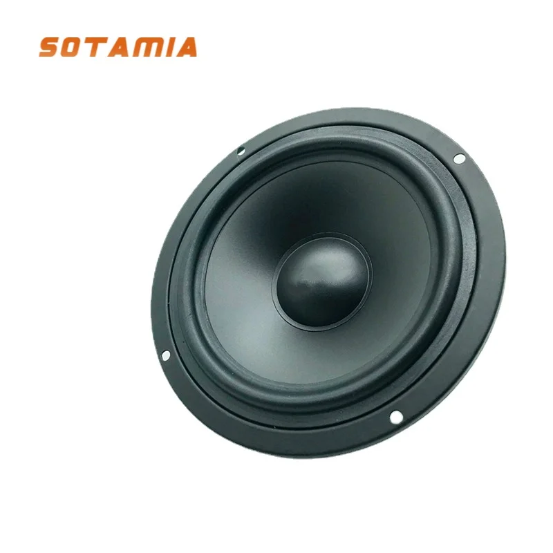 Sotamia-motorista Midrange Woofer Alto-falante de Som Home Theater Rubber Edge Bacia pp Alto-falante Áudio Ohm Ohm 60w 1pc