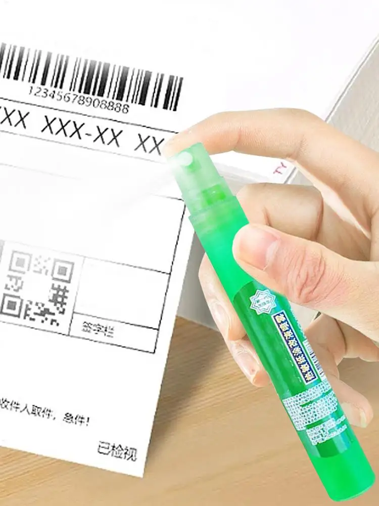 열감지 종이 지우개 빠른 건조 수정액 포켓 얼룩 커버 도구 문서 패키지 청구서용