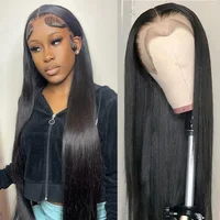 Straight Lace Front Wigs Hd Lace Wig 13x6 Human Hair Wigs For Black Women Pre Plucked Brazilian 32 30 Inch 13x4 Lace Frontal Wig 2