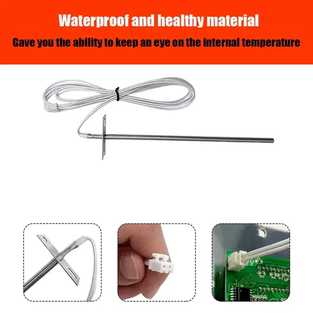 Az Rtd Hőmérsékleti Érzékelő Szonda Cseréje, Kompatibilis A Camp Chef Wood Pellet Grills-Rel, Cserélje Ki Pg24-44 Alkatrészt - Image 4