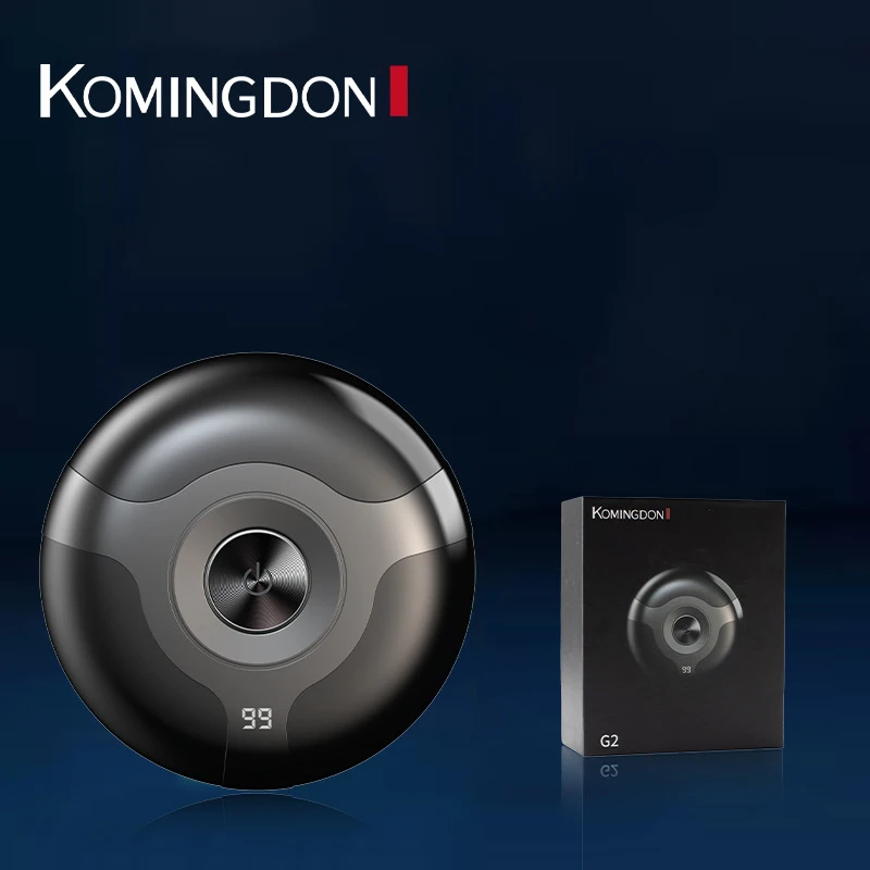 XIAOMI Komingdon Electric Rotary Shaver Two Floating Heads Waterproof Shaver USB Rechargeable Steel Razor for Men Twin Blade G2 5