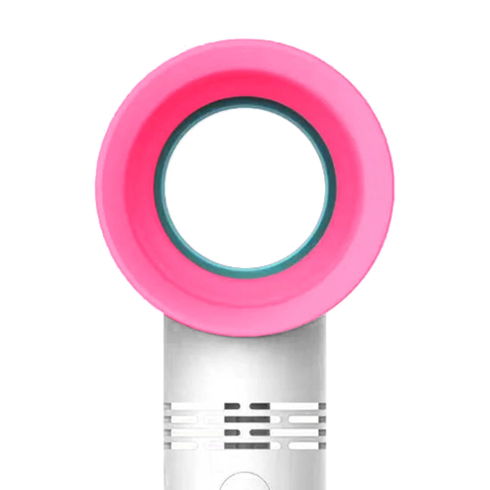 Portable Travel Fan USB Charging Desktop Leafless Fans 3 Gears Electric Cordless Fan Summer Outdoor Tool 3