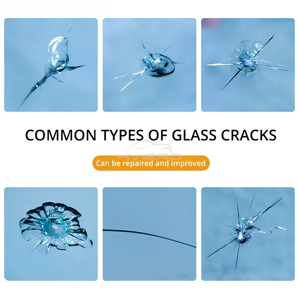 Car Glass Repair Kit Windscreen Windshield Window Chip Crack Polishing Scratch Tool DIY Fix For All Car Brands
