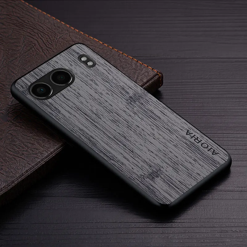 Luxury Bamboo Wood Pattern Leather Case - Premium Phone Cover